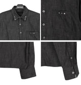 Aredi studded denim shirt