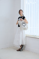 WHISPERING WINGS MAXI SKIRT
