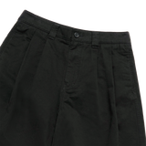 25SS ワイドチノショートパンツ ブラック