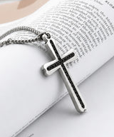 NN-105 Blackstone Cross Necklace