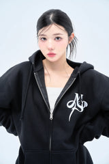 ワッペンジップアップフーディー / Wappen zip-up hoodie
