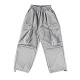 LMN ケリットカーゴポケットスウェットパンツ(Gray)