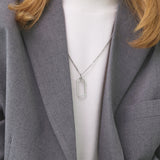 Men's pendant necklace stainless steel_CLEF OCTA B NEC