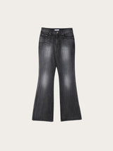 (W) Slit Flare Denim