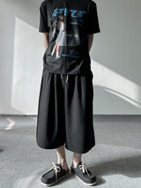 SIO two tuck bermuda sweat pants