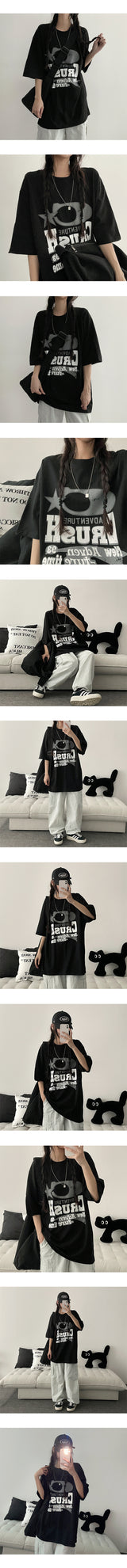 Funky Over Fit Short Sleeve T-shirt
