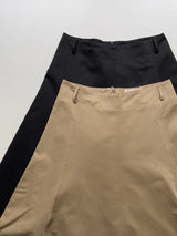 Close A-line Flare Long Skirt