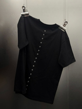 バックアイレットTシャツ