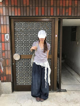 モシサマーデニムワイドパンツ
