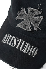 クロス デストロイド キャップ (BLACK)
