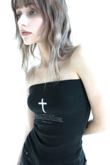 Cross Tube Top (Black)