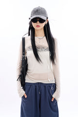 Lucid see-through long sleeve
