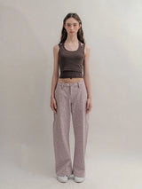 Flower Cotton Pants_Pink