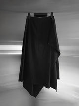 Sia Layered Unbalanced Skirt