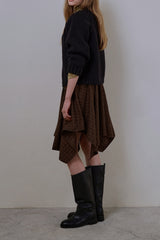 Balloon cardigan_black