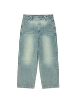 DOUBLE CAT WASHED DENIM SAND