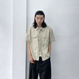 Light Sand Double Pocket Shirt