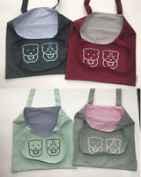 Guinea reversible shoulder bag