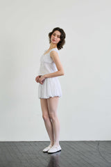  CUDDLY BALLOON SKIRT PANTS / WHITE