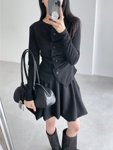corduroy balloon skirts