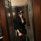  Urban Solid Radar Turtleneck Long Sleeve T-tee