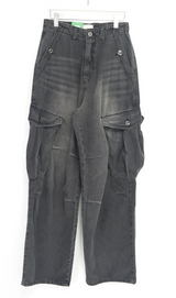bel cargo denim pants(2color)