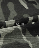 Night camo raccoon fur hood padding