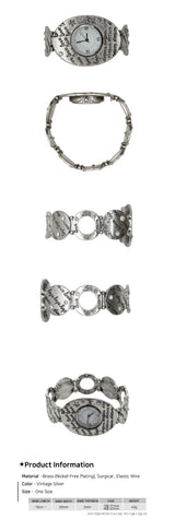 Ancient Star Letter Oval Watch