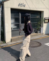 Mega D ring wide pants (2colors)