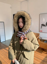 25FW★ [BAONHAUS] テンディボーダーポムマフラー