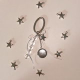 [MADE]CIRCLE PHOTO KEYRING- GRAY