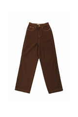 Balloon Pintuck Pants [Brown]