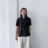 Structured Textured Cropped Tee
