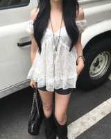 ローライズ ダークデニム ショートパンツ