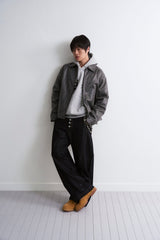 TIME-CRACKED JACKET BLACK
