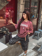 Super Pocket Cargo Half Denim Pants