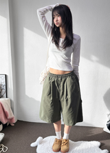 Sharti Short Carpenter Rebutt Linen Bermuda 4 Color 