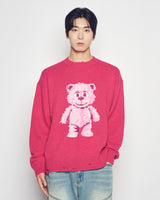 25FW ディストレスドベアウールニット