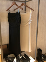 Jelly Shirring Long Skirt