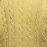 Yellow Cable Knit