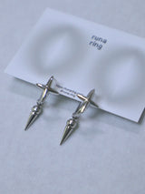 shimmer ring earrings