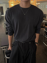 パターン ラウンド ロングスリーブ