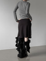 Pinched Drape Skirt