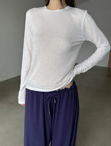  soft simple slim T