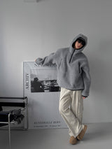 [Premium] 3 TAP Shearing Anorak Hoodie (2color)