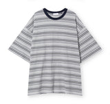 No.0828 ミックスストライプ半袖Tシャツ (3color)