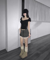 rose lace sk (2colors)