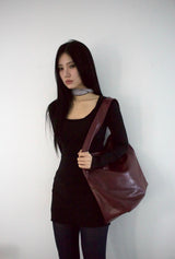 ショルダーバッグ(burgundy)