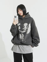 Smoking pigment overfit hoodie