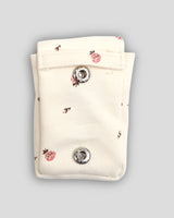 Flower Walk Zip-Up vest Ivory